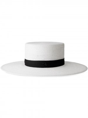Шляпа канотье Lana Maison Michel. Цвет: белый