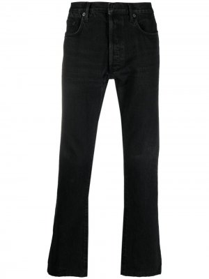 Прямые джинсы 2010-х годов Christian Dior. Цвет: черный