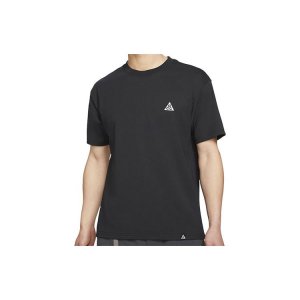 ACG Повседневная спортивная футболка с круглым вырезом и короткими рукавами, топы унисекс, черные DC5357-010 Nike