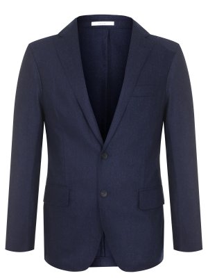 Пиджак шерстяной FRADI. Цвет: синий