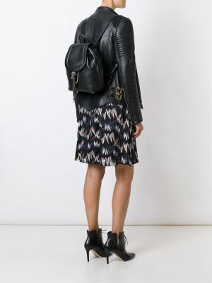 Рюкзак-мешок на шнурке Diane Von Furstenberg. Цвет: чёрный