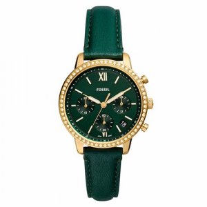 Наручные часы , зеленый FOSSIL. Цвет: зеленый