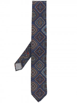 Delloglio галстук с абстрактным принтом Dell'oglio. Цвет: синий