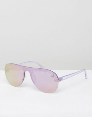 Зеркальные очки-авиаторы -Фиолетовый Cheap Monday