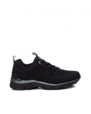 Черные женские спортивные туфли с кружевной застежкой Xti, черный XTI