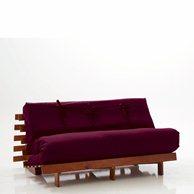 Чехол для дивана-кровати La Redoute Interieurs. Цвет: антрацит,зеленый,красный,светло-серый,серо-коричневый каштан,фиолетовый/ сливовый,шоколадно-каштановый,экрю