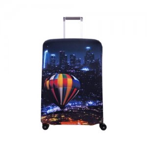 Чехол для чемодана , размер L, синий, красный ROUTEMARK. Цвет: синий/желтый/красный/черный