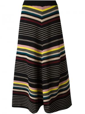 Полосатая трикотажная юбка Antonio Marras. Цвет: многоцветный