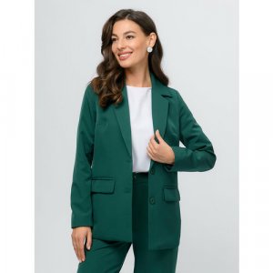 Пиджак , размер XS, зеленый 1001dress. Цвет: зеленый/изумрудный