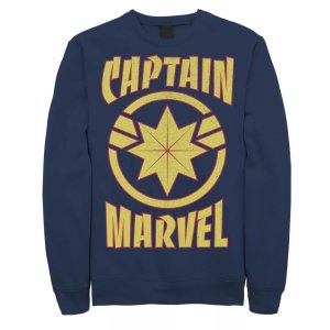Мужской флис с логотипом Captain Pop Marvel