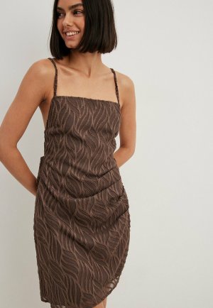 Летнее платье , коричневый NA-KD