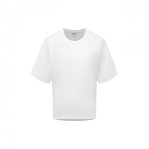 Хлопковая футболка Loewe. Цвет: белый