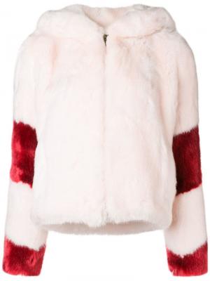 Lisa faux fur jacket La Seine & Moi. Цвет: розовый