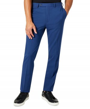 Мужские эластичные брюки современного кроя , синий DKNY