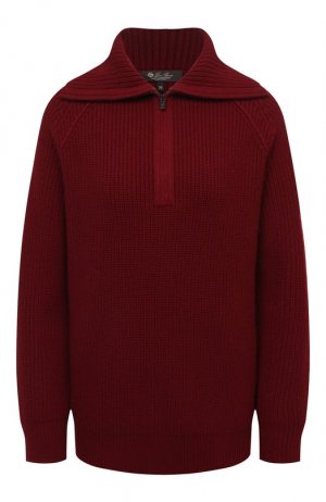 Кашемировый свитер Loro Piana. Цвет: бордовый