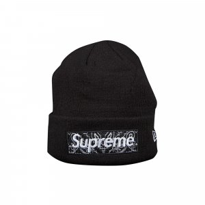 Шапка-бини с логотипом x New Era Box, цвет Черный Supreme