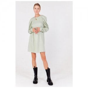 Платье женское MINAKU: trend цвет зелёный, р-р 46 5264011 . Green. Цвет: зеленый