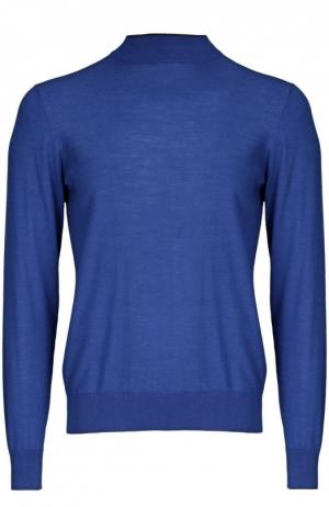 Вязаный пуловер Brioni. Цвет: синий
