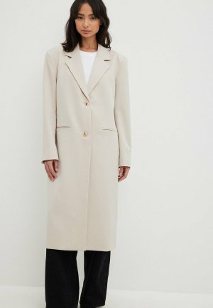 Классическое пальто , цвет light beige NA-KD