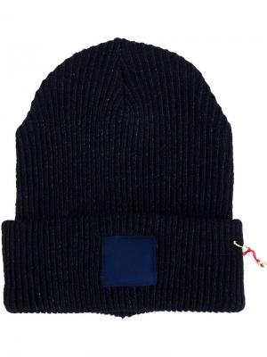 Трикотажная шапка-бини Blue Japan. Цвет: синий