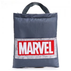 Сумка шоппер текстильная Марвел, 35*1*40,5см, серая Marvel. Цвет: серый