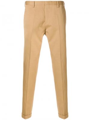 Классические брюки Paul Smith. Цвет: коричневый