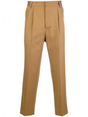 Укороченные брюки Mauro Grifoni. Цвет: коричневый