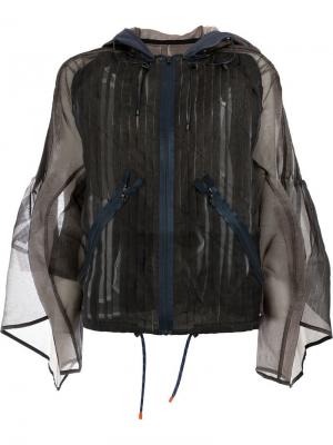 Куртка в стиле оверсайз Quetsche. Цвет: коричневый