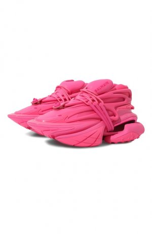 Текстильные кроссовки Unicorn Balmain. Цвет: розовый