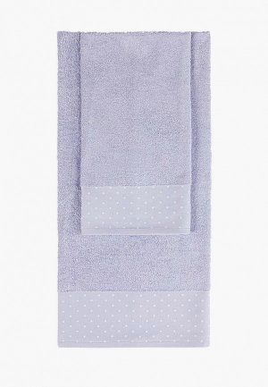 Комплект полотенец Mia Cara 50х90, 70х140 Красотка. Цвет: фиолетовый