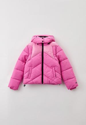 Куртка утепленная MSGM Kids. Цвет: розовый