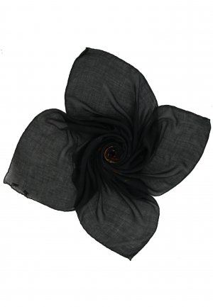Кашемировый платок GIVENCHY. Цвет: черный