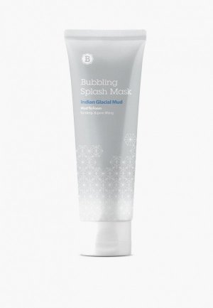 Сплэш-маска для лица Blithe Bubbling Splash Mask Indian Glacial Mud, 120 мл. Цвет: серый