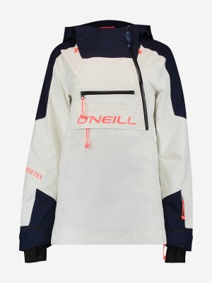 Куртка утепленная женская ONeill Gtx 2L Psycho Tech Anorak, Белый, размер 40-42 O'Neill. Цвет: белый