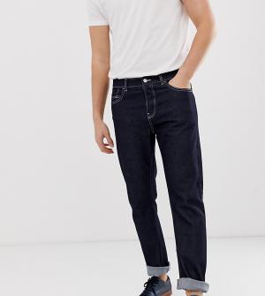 Прямые джинсы цвета индиго с белыми швами Noak. Цвет: синий