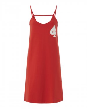 Платье 5Preview. Цвет: красный+белый