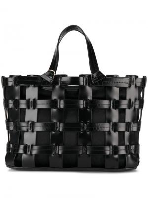 Плетеная сумка Frances Trademark. Цвет: черный