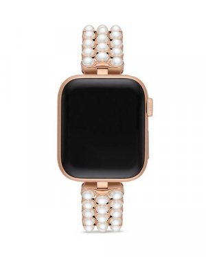 Apple Watch Браслет из искусственного жемчуга, 38 мм, 40 мм и ампер; 41 kate spade new york, цвет Pink York