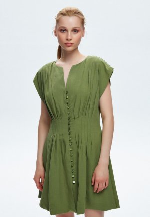 Летнее платье Front Buttoned , цвет dark green adL