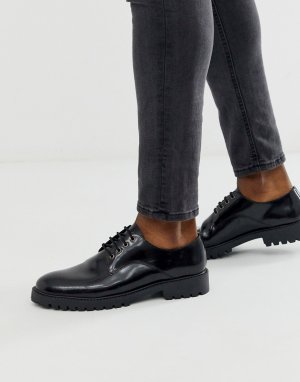 Черные туфли на шнуровке -Черный Office