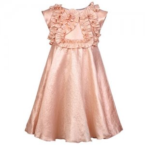 Платье для девочки AE22159-35_637 цвет розовый 8 лет Aletta. Цвет: розовый