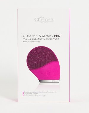 Розовая щеточка-массажер для очищения лица s Cleanse-A-Sonic Pro-Розовый цвет Skin Chemist