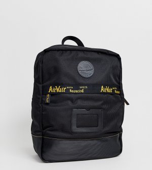 Большой рюкзак с логотипом и кантом -Черный Dr Martens