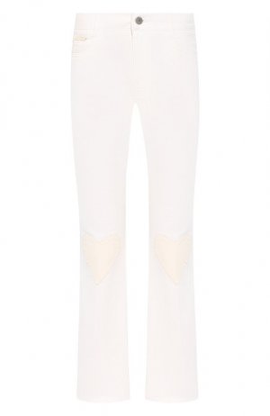 Укороченные джинсы Stella McCartney. Цвет: белый