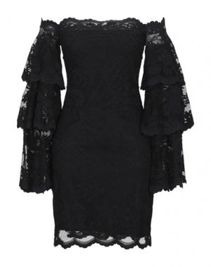 Короткое платье OLVI'S. Цвет: черный