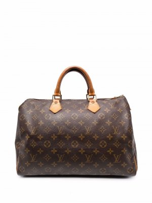 Дорожная сумка Speedy 35 1998-го года Louis Vuitton. Цвет: коричневый
