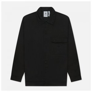 Мужская куртка Adicolor Trefoil Twill чёрный , Размер XL adidas Originals. Цвет: черный