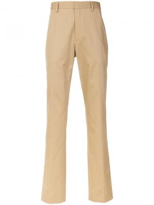 Брюки-чинос с полосками по бокам Calvin Klein 205W39nyc. Цвет: коричневый