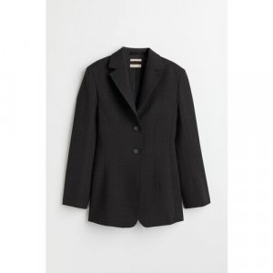 Пиджак , размер 34, серый H&M. Цвет: серый/dark grey