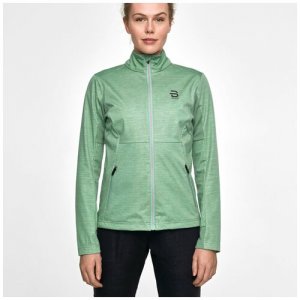 Лыжная куртка Conscious женская, L, Зеленый Bjorn Daehlie. Цвет: зеленый